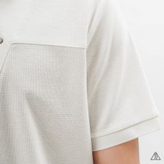 Áo polo ráp ngực dây kéo