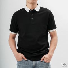 Áo polo phối cổ màu