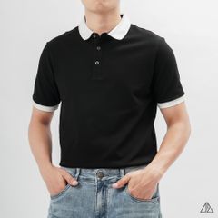 Áo polo phối cổ màu