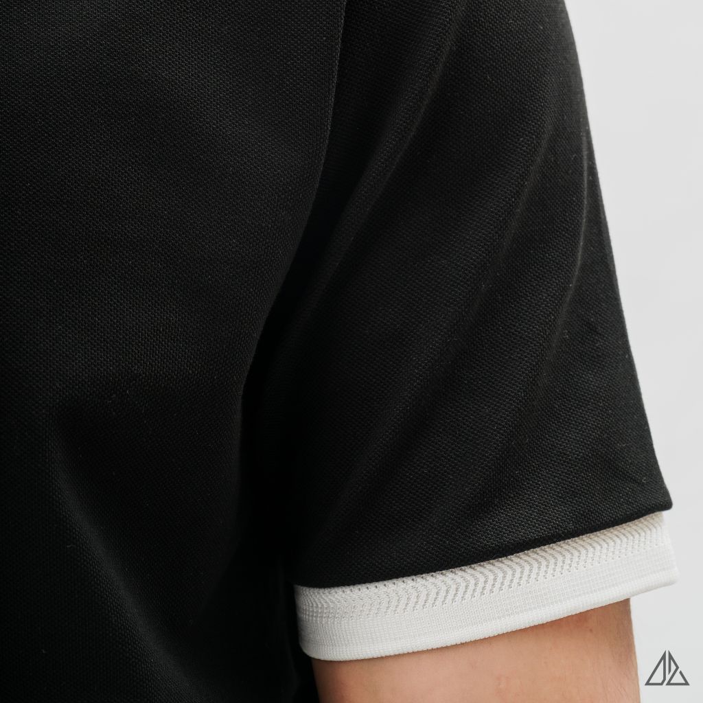 Áo polo phối cổ màu