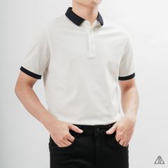Áo polo phối cổ màu