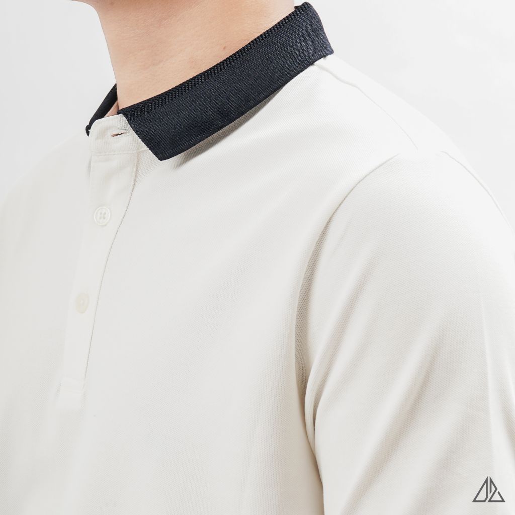 Áo polo phối cổ màu