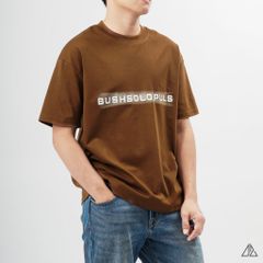 Áo thun cổ tròn in nổi BUSHSOLOPULS
