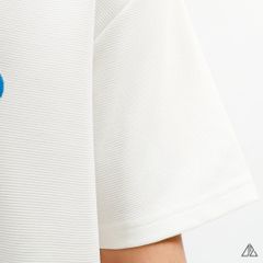 Áo thun cổ tròn vải gân in ngực YARENTS