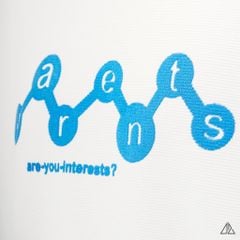 Áo thun cổ tròn vải gân in ngực YARENTS