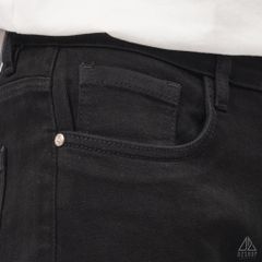 Quần jean đen rách gối DV226R