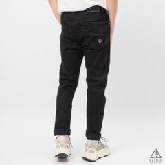 Quần jean đen rách gối DV226R