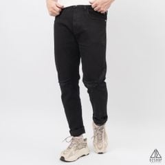 Quần jean đen rách gối DV226R