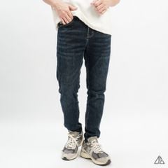 Quần jean xanh đậm thêu túi H