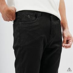 Quần jean đen dập nổi túi FN