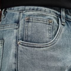 Quần jean xanh bạc túi dập nổi TB