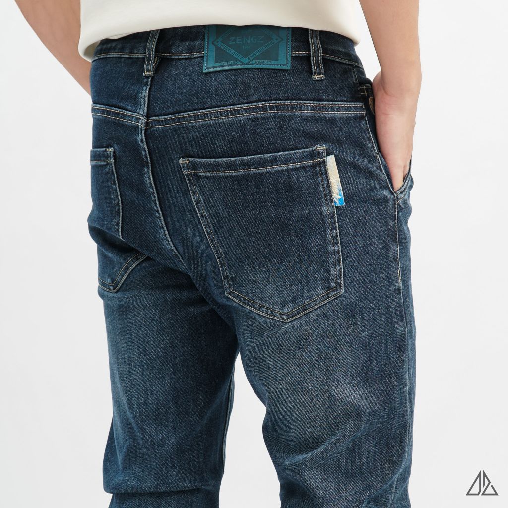 Quần jean xanh ZENGZ