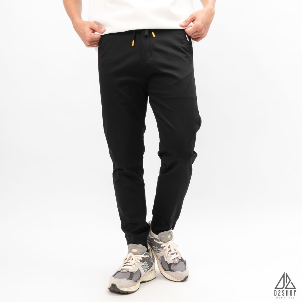 Quần jogger kaki thêu túi ARGOUIA