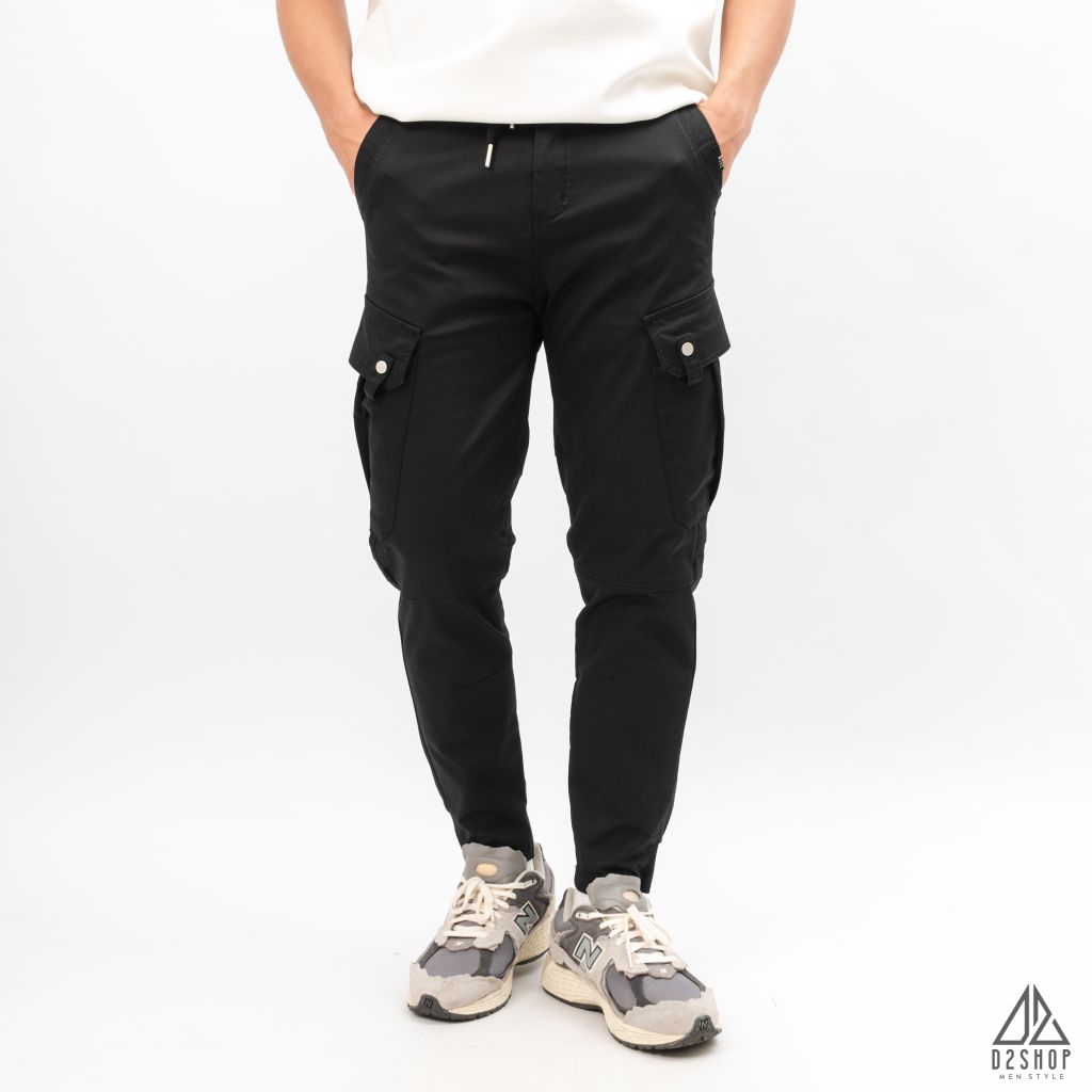 Quần jogger kaki túi hộp VOGUE