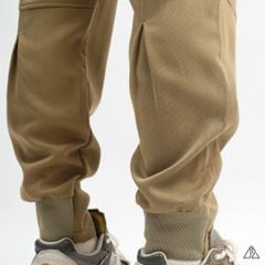 Quần jogger vải nỉ gân thêu CAIPUTER