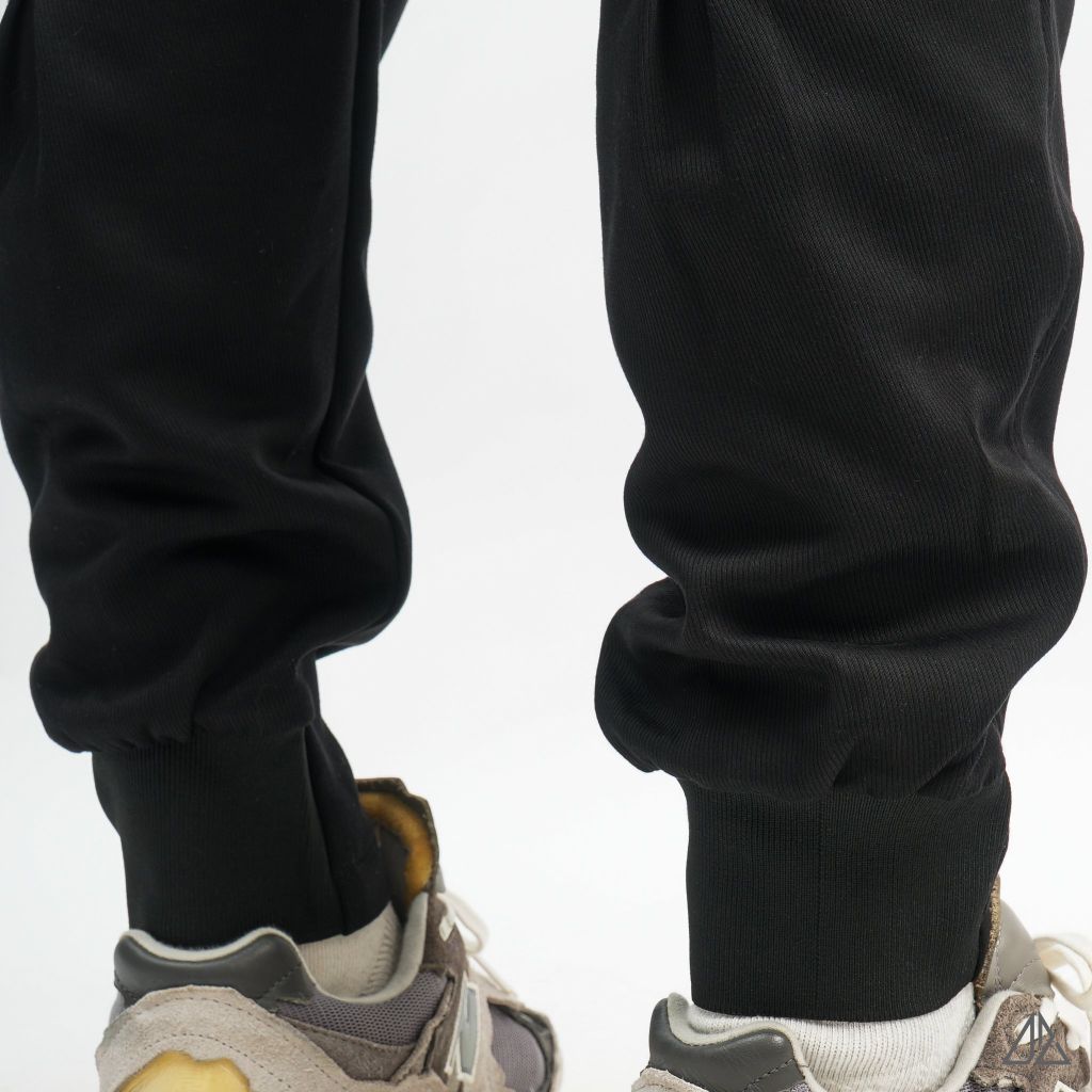 Quần jogger vải nỉ gân thêu CAIPUTER