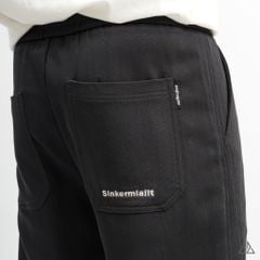 Quần jogger vải nỉ gân thêu CAIPUTER