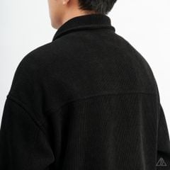 Áo khoác nhung cổ bẻ