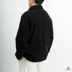 Áo khoác nhung cổ bẻ