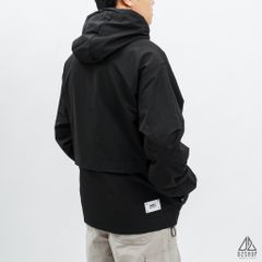 Áo khoác dù nón trùm túi hộp D&N