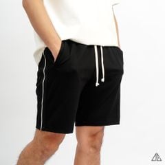 Quần đùi thun phối viền sọc