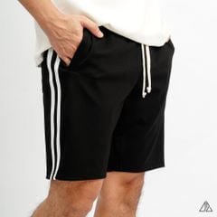 Quần đùi thun phối viền sọc