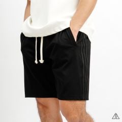 Quần đùi thun phối viền sọc