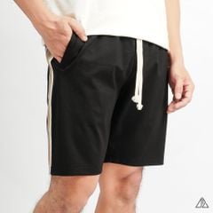 Quần đùi thun phối viền sọc