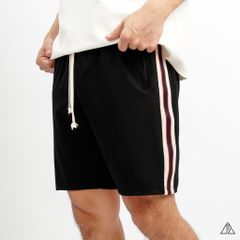 Quần đùi thun phối viền sọc