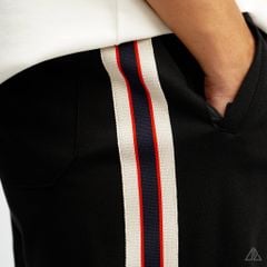 Quần đùi thun phối viền sọc