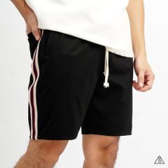 Quần đùi thun phối viền sọc