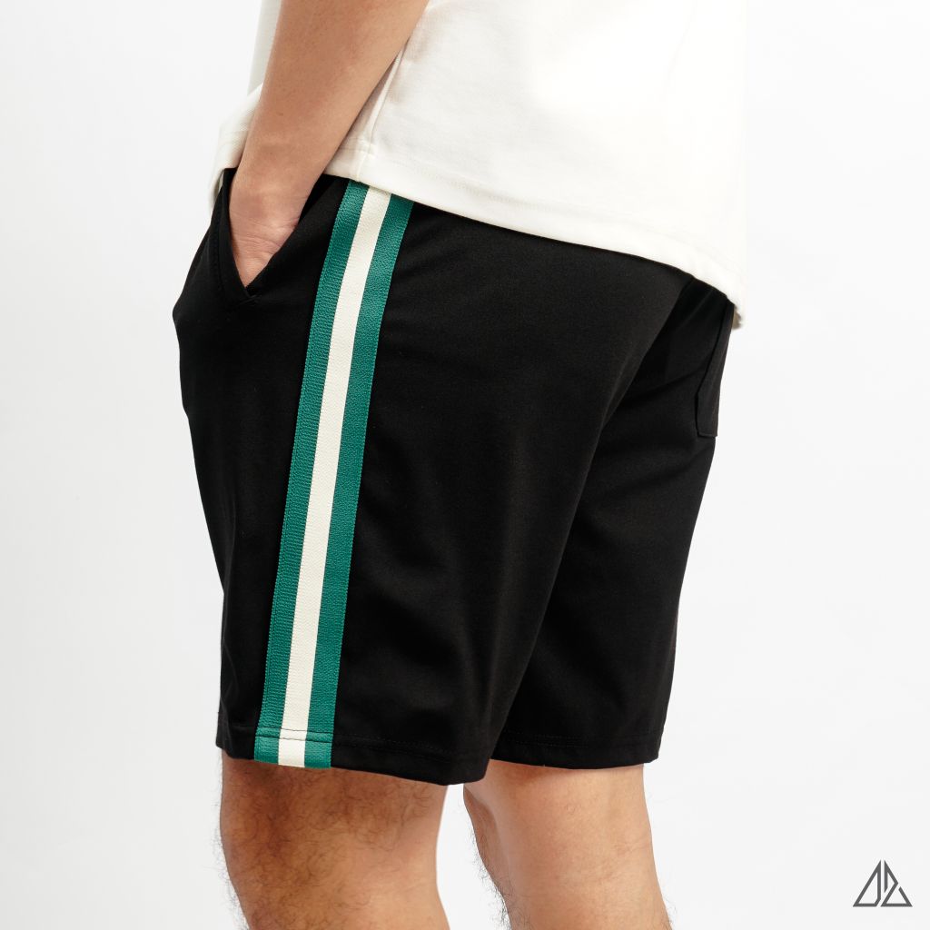 Quần đùi thun phối viền sọc