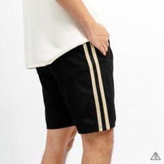 Quần đùi thun phối viền sọc