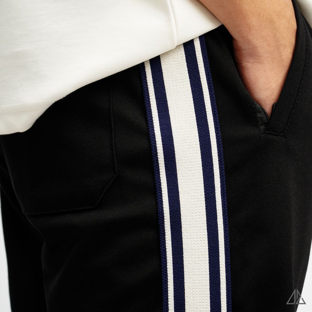 Quần đùi thun phối viền sọc