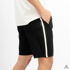 Quần đùi thun phối viền sọc