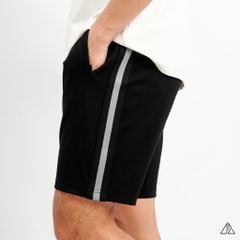 Quần đùi thun phối viền sọc