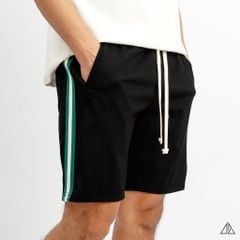 Quần đùi thun phối viền sọc