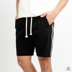 Quần đùi thun phối viền sọc