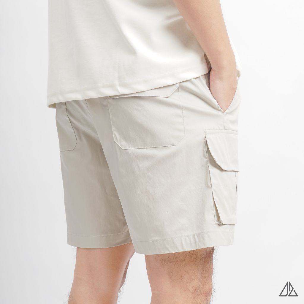 Quần short túi hộp vải dù