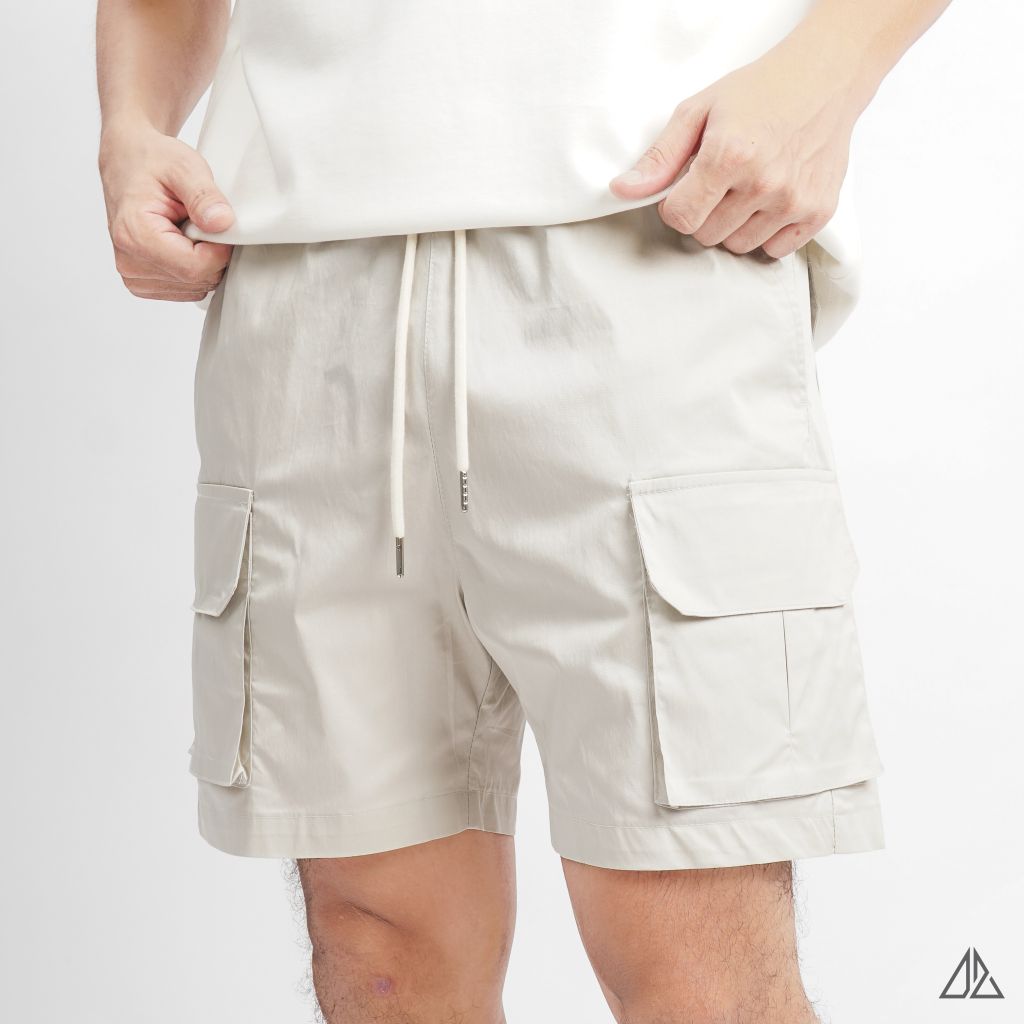 Quần short túi hộp vải dù