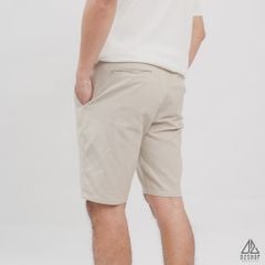 Quần short vải kaki gân tổ ong