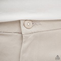 Quần short vải kaki gân tổ ong