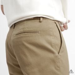 Quần short vải kaki gân tổ ong