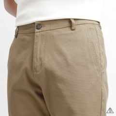 Quần short vải kaki gân tổ ong