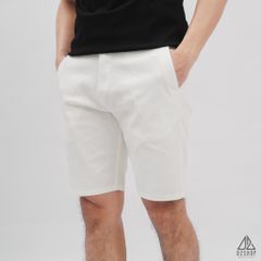 Quần short vải kaki gân tổ ong