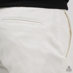 Quần short vải kaki gân tổ ong