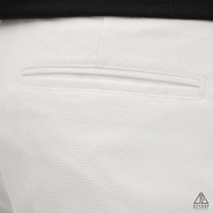 Quần short vải kaki gân tổ ong
