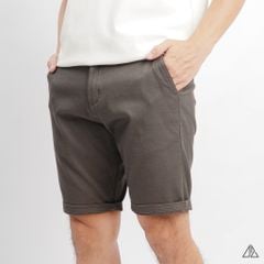 Quần short vải kaki gân tổ ong