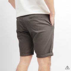 Quần short vải kaki gân tổ ong