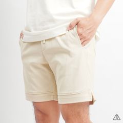 Quần short nỉ may ráp